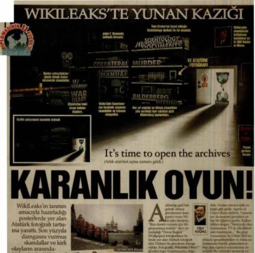 Τούρκοι εμπλέκουν Έλληνες φοιτητές με το Wikileaks!