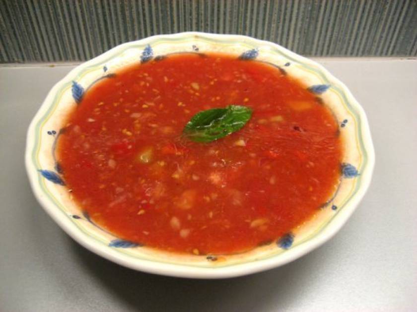 Σούπα από κρέμα τομάτας
