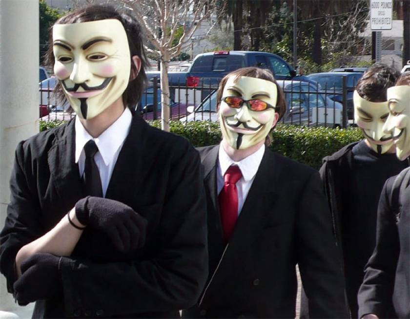 Το κοινωνικό δίκτυο των “Anonymous”