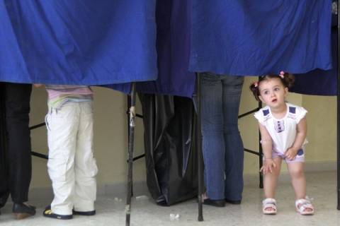Εκλογές Ιούνιος 2012: Τα εκλογικά περίπτερα των κομμάτων στην Αττική