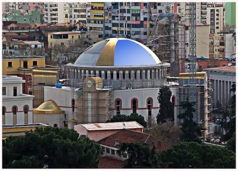 Σημείο αναφοράς ο νέος ορθόδοξος Καθεδρικός Ναός των Τιράνων