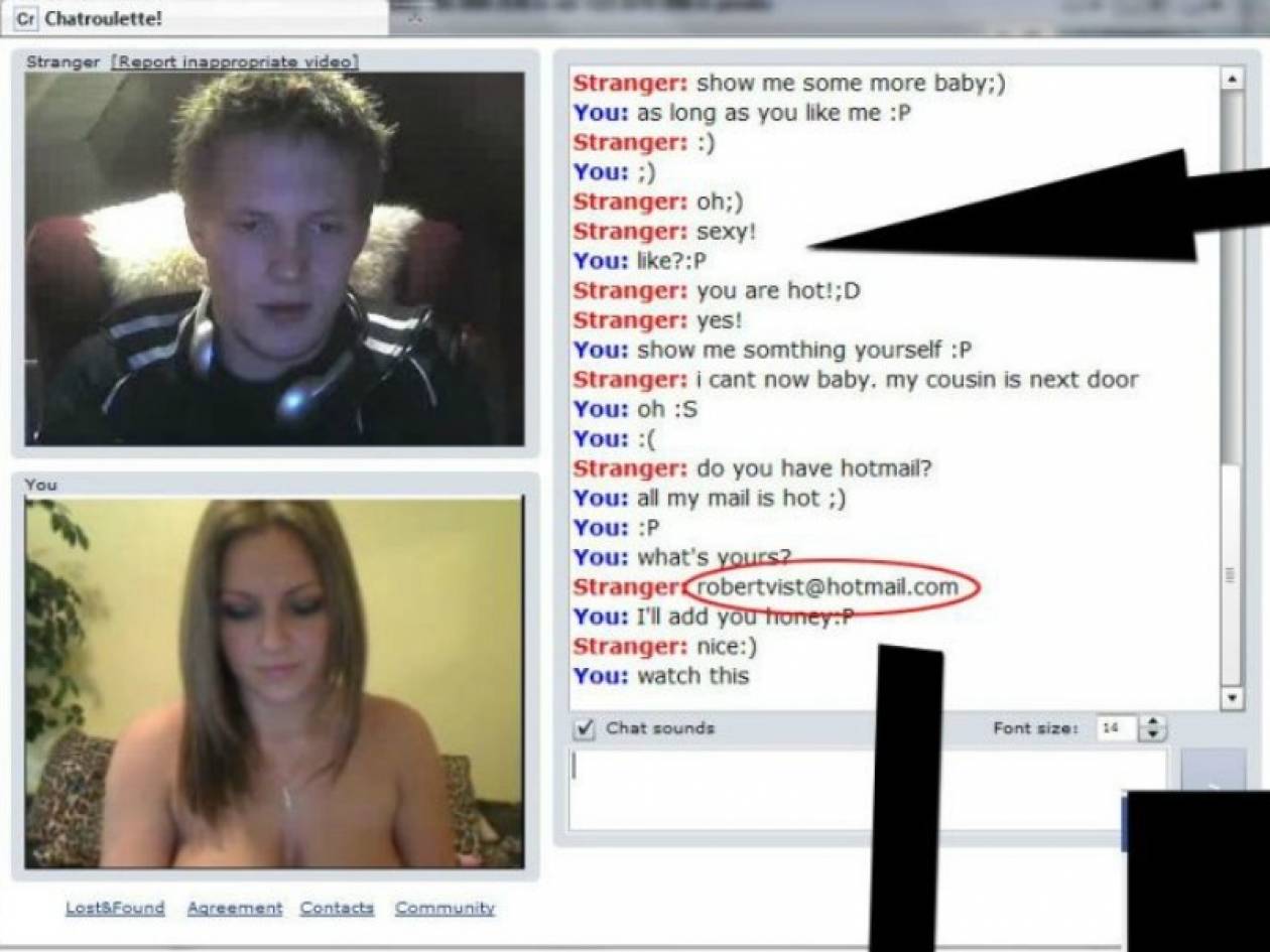 Chatroulette girls