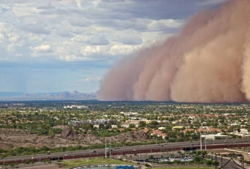 Βίντεο: Τρομακτική αμμοθύελλα στην Αριζόνα