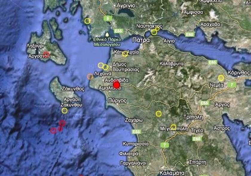 Σεισμός 3,6 Ρίχτερ στην Αμαλιάδα