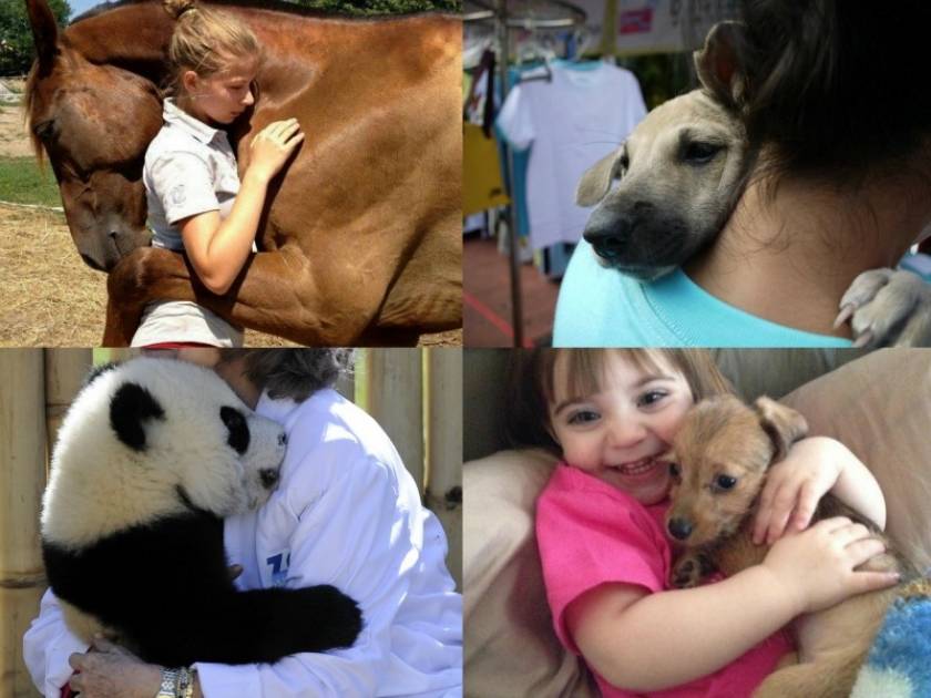 Αγκαλιές ανθρώπων με ζώα που θα σας συγκινήσουν! (pics)