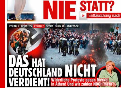 Bild: «Δεν το αξίζει αυτό η Γερμανία!»