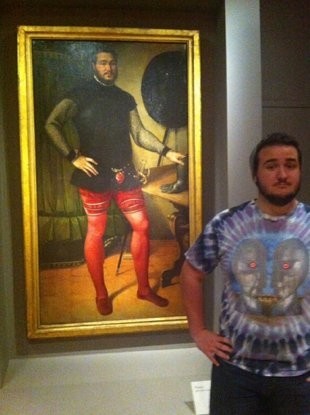 Είδε τον εαυτό του σε πίνακα του 16ου αιώνα!