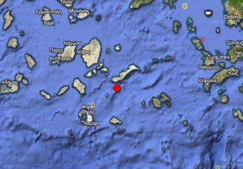 Σεισμός 3,4 Ρίχτερ νότια της Αμοργού
