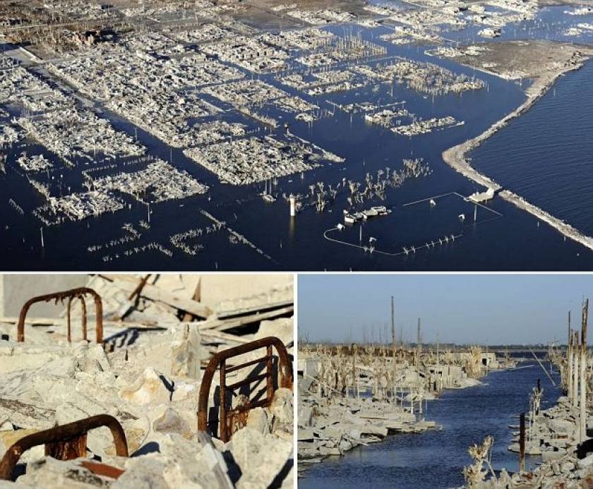 Ανατριχιαστικές φώτο: Η πόλη που ήταν κάτω από το νερό 25 χρόνια