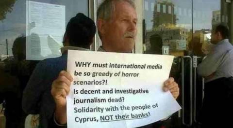 Κύπριος στήνει στον τοίχο τον διεθνή Τύπο για την κρίση