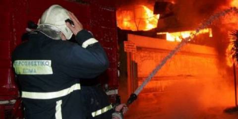 «Συναγερμός» από φωτιά στην Έδεσσα – Εξερράγη φιάλη υγραερίου