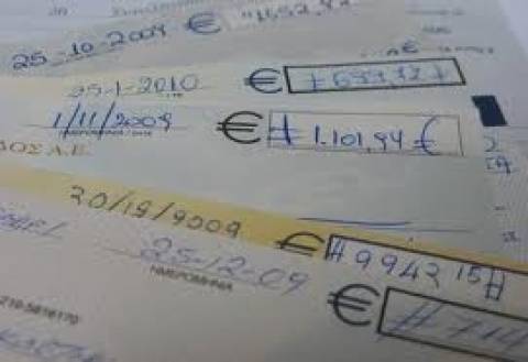 Στα 337,5 εκατ. ευρώ οι ακάλυπτες επιταγές το α’ εξάμηνο 2013