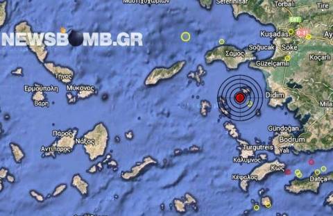 Σεισμός 4,1 Ρίχτερ στα Δωδεκάνησα
