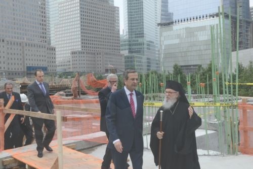 Ο Αντώνης Σαμαράς επισκέφθηκε το Ground Zero