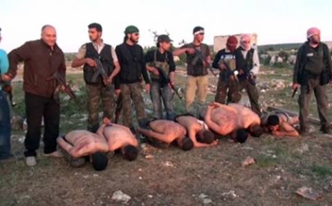 Bίντεο-ΣΟΚ με εκτελέσεις Σύρων στρατιωτών από τους αντάρτες