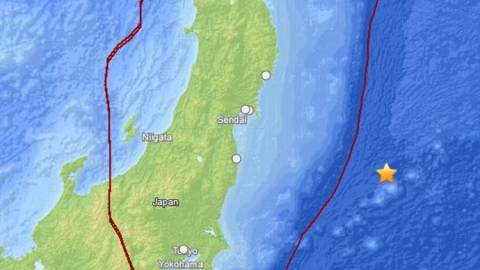 Μικρό τσουνάμι έπληξε τις Ανατολικές ακτές της Ιαπωνίας