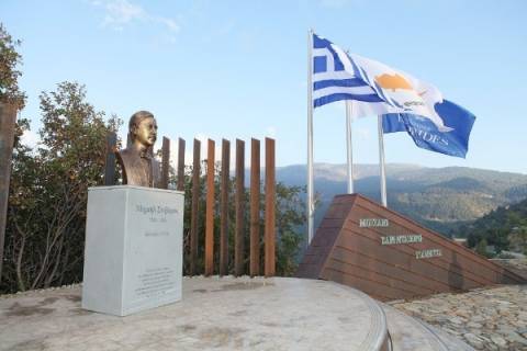 Αποκαλυπτήρια προτομής Κυπρίου που έπεσε πολεμώντας στο Μπιζάνι