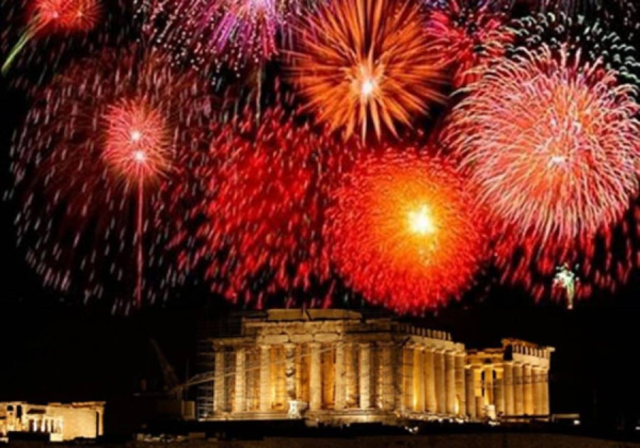 новый год в греции
