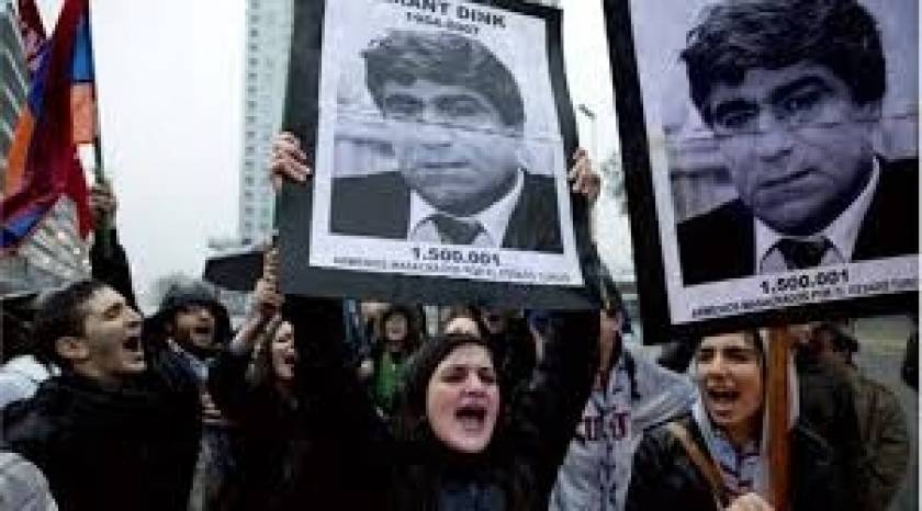 Τουρκία: Διαδήλωση για την επέτειο του φόνου Αρμένιου δημοσιογράφου
