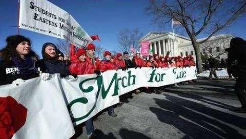Διαδήλωση ενάντια στις αμβλώσεις στην Ουάσινγκτον