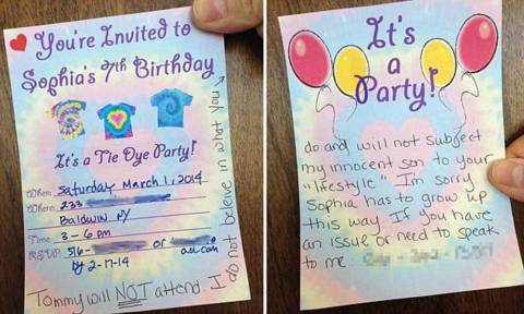 Ομοφυλόφιλοι γονείς έκαναν πάρτι για το παιδί τους και δεν πήγε κανείς