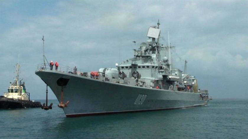 Στην Σούδα η ουκρανική ναυαρχίδα που αυτομόλησε!