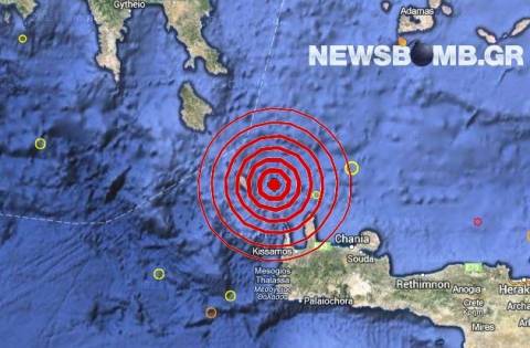 Σεισμός 3,3 Ρίχτερ ανατολικά των Αντικυθήρων