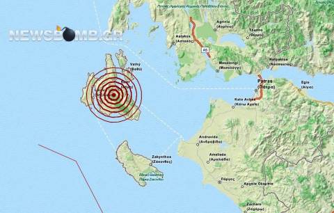 Σεισμός 3,8 Ρίχτερ στην Κεφαλονιά