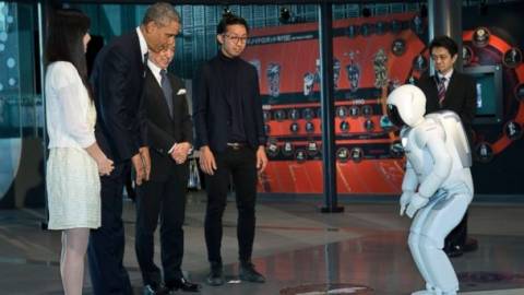 Video of the day: Robot soccer with Obama