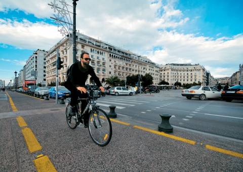 Θεσσαλονίκη: Επέκταση ποδηλατοδρόμων από το κέντρο ως την Τούμπα