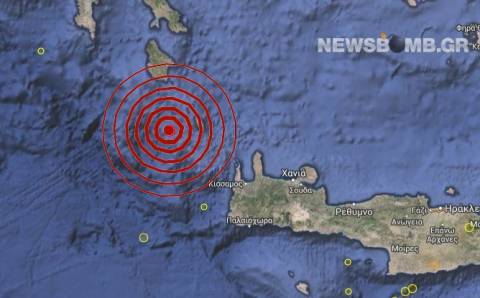 Σεισμός 3,5 Ρίχτερ δυτικά των Αντικυθήρων