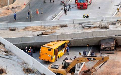Βίντεο-σοκ: Η στιγμή που καταρρέει γέφυρα στη Βραζιλία