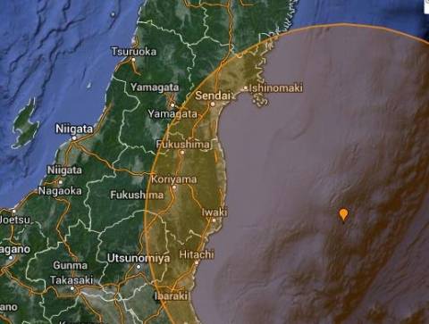 Σεισμός 6,8R στην Ιαπωνία και προειδοποιηση για τσουνάμι