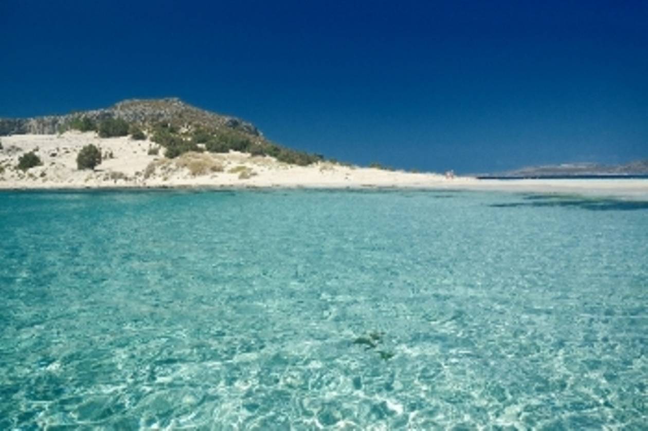 Эгейское море Греция пляж