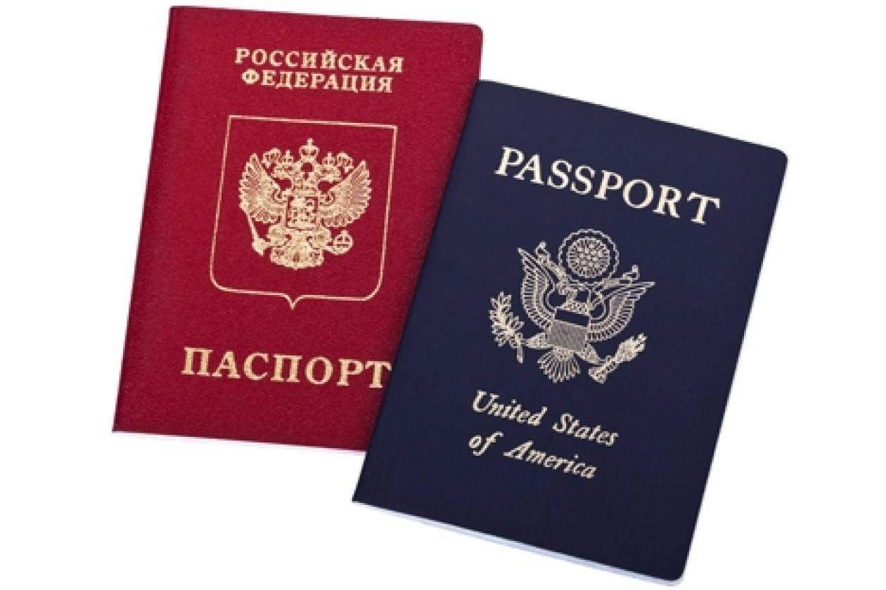 Паспорт РФ И США