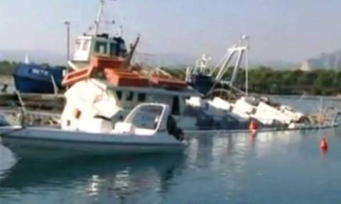 Αττική: Ημιβύθιση αλιευτικού σκάφους στον Ωρωπό