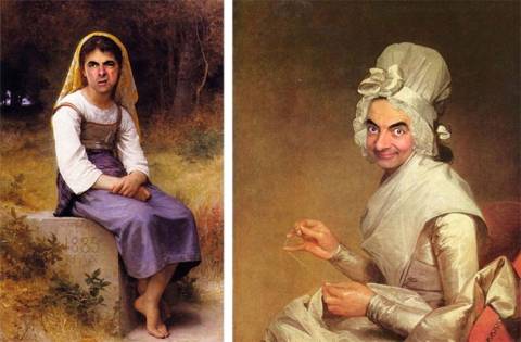 Ο Mr. Bean σε διάσημους πίνακες ζωγραφικής (pics)