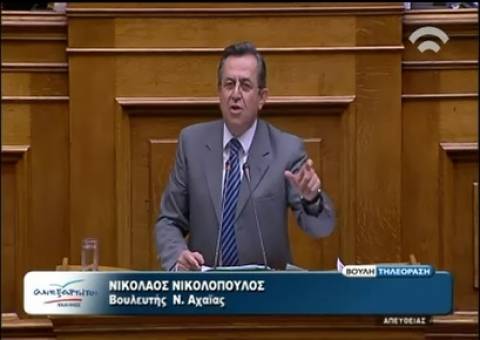 Νικολόπουλος: Nα φέρει o Σαμαράς στην Βουλή τις τελικές συμβάσεις με τους δανειστές