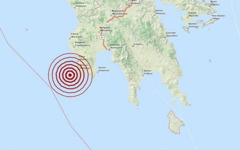 Σεισμός 3,2 Ρίχτερ δυτικά της Μεθώνης
