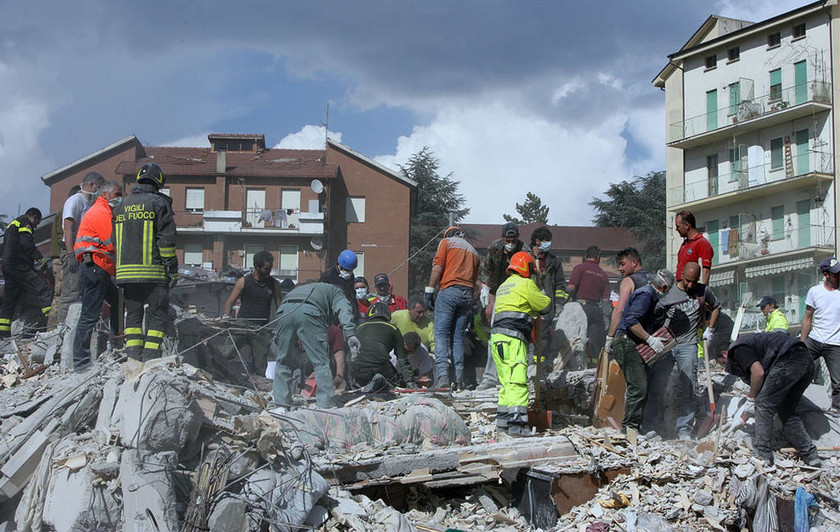 Ιταλία: Αθώοι οι 7 επιστήμονες για το σεισμό στη Λ' Άκουιλα