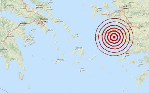 Σεισμός 3,3 Ρίχτερ νότια της Σάμου