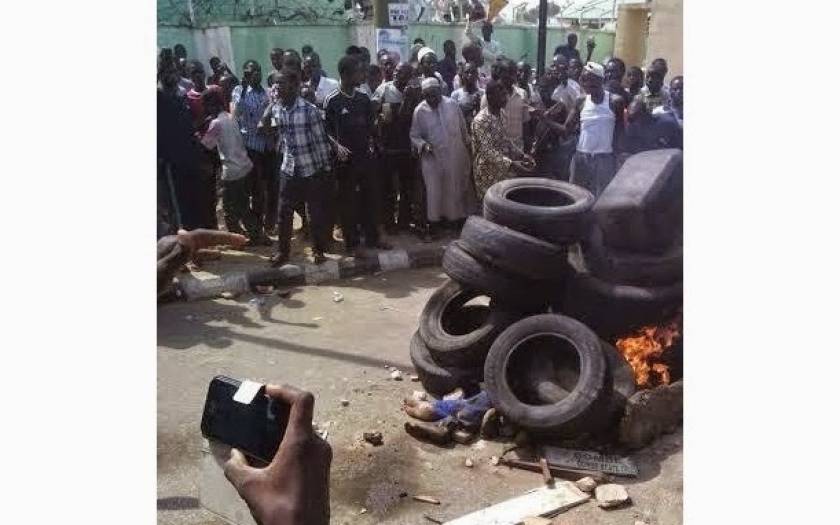 Νιγηρία: Έκαψαν ζωντανό φερόμενο βομβιστή καμικάζι!