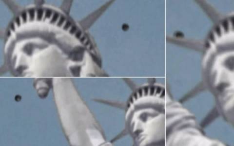 Νέα Υόρκη: UFO πάνω από το «Άγαλμα της Ελευθερίας»;
