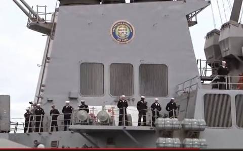 Tο αντιτορπιλικό «USS Donald Cook» στον Εύξεινο Πόντο