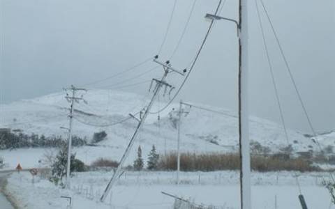 Κακοκαιρία: Ποιες περιοχές αντιμετωπίζουν προβλήματα στην ηλεκτροδότηση