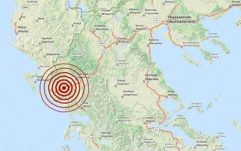 Σεισμός 3,4 Ρίχτερ μεταξύ Ιωάννινων και Ηγουμενίτσας