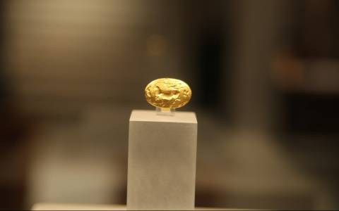 Παρουσιάστηκε το «δαχτυλίδι του Θησέα» στο Αρχαιολογικό Μουσείο