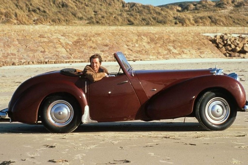 To Triumph Roadster, εμφανίστηκε στην αστυνομική σειρά του BBC «Bergerac»