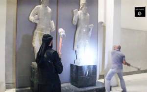 Σοκαριστικές εικόνες: Τζιχαντιστές κατέστρεψαν ανεκτίμητες αρχαιότητες (video)
