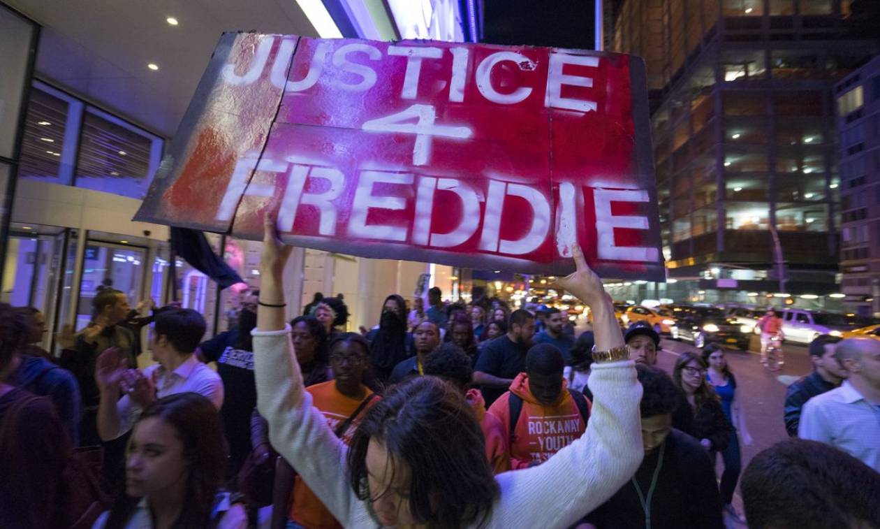 Χιλιάδες διαδηλωτές στη Βαλτιμόρη ζητούν δικαιοσύνη για τον θάνατο του Φρέντι Γκρέι